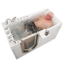 Ella Ultimate 30"x60" Acrylic Air and Hydro Massage + Independent Foot Massage Walk-In-Bathtub, Left Inward Swing Door, Heated Seat, 5 Piece Fast Fill Faucet, 2" Dual Drain 9