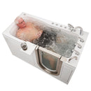 Ella Ultimate 30"x60" Acrylic Air and Hydro Massage + Independent Foot Massage Walk-In-Bathtub, Right Inward Swing Door, Heated Seat, 5 Piece Fast Fill Faucet, 2" Dual Drain 9