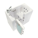 Ella Mobile 26"x45 Acrylic Air and Hydro Massage Walk-In Bathtub with Left Outward Swing Door, 2 Piece Fast Fill Faucet, 2"  Drain 9