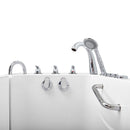 Ella Capri 30"x52" Acrylic Air and Hydro Massage and Heated Seat Walk-In Bathtub with Left Outward Swing Door, 5 Piece Fast Fill Faucet, 2" Dual Drain 9