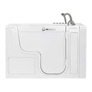 Ella Wheelchair Transfer 36"x55" Acrylic Air and Hydro Massage Walk-In Bathtub with Right Outward Swing Door, 5 Piece Fast Fill Faucet, 2" Dual Drain 9