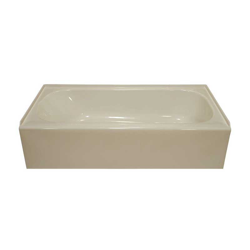 Lyons Industries Victory 4.5 ft. Above Floor Rough Right Drain Bathtub in Almond
