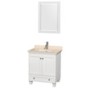 Wyndham Collection Acclaim 30" Single Bathroom Vanity - White WC-CG8000-30-WHT