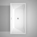 Wyndham Collection Sara 63" Soaking Bathtub - White WC-BTK1514-63 4