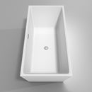 Wyndham Collection Sara 67" Soaking Bathtub - White WC-BTK1514-67 3