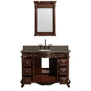 Wyndham Collection Edinburgh 48" Single Bathroom Vanity - Cherry WC-J233-48-SGL-VAN-CHE 6