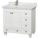 Wyndham Collection Acclaim 36" Single Bathroom Vanity - White WC-CG8000-36-WHT 5