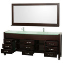 Wyndham Collection Daytona 78" Double Bathroom Vanity Set - Espresso WC-A-W2200-78-ESP 5