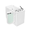 Ella's Bubbles OA3052DFH-DC-R Capri Acrylic Dual Massage Walk-In Bathtubs, Outward Swing Door, Ella 5pc. Fast-Fill Faucet, Digital Control, Heated Seat & Backrest, Right 2" Drain, 30"x52", White