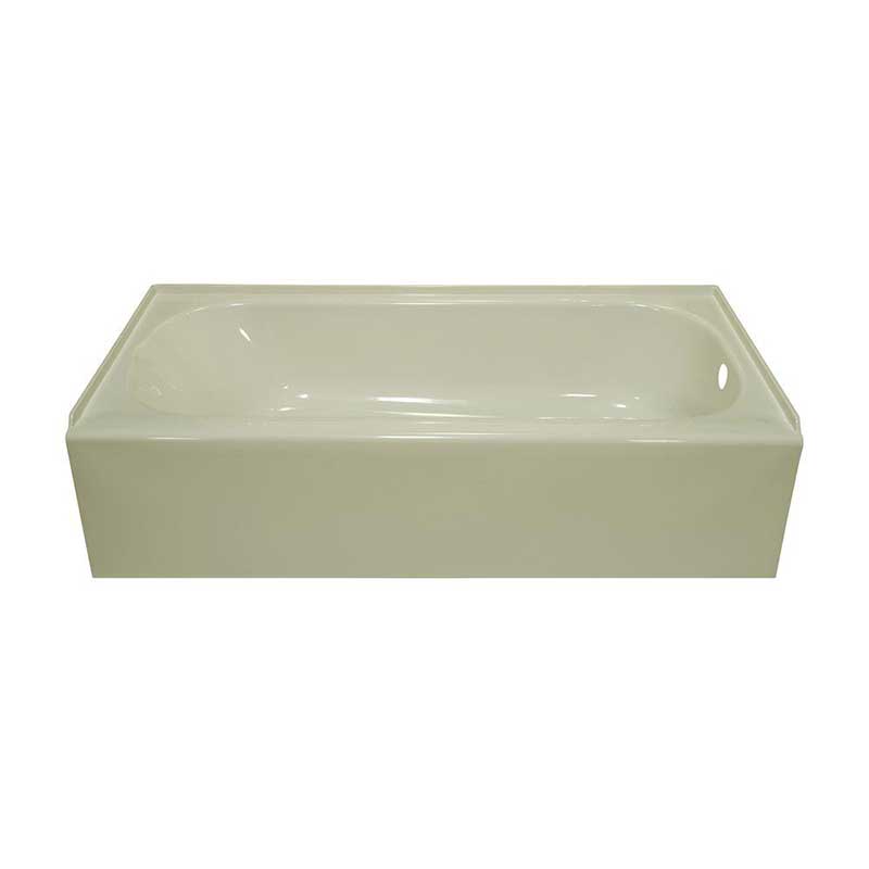 Lyons Industries Victory 4.5 ft. Right Drain Bathtub in Biscuit