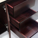 Wyndham Collection Malibu 48" Bathroom Vanity Set - Espresso Finish with Ivory Marble Counter and Handles WC-CG3000H-48-ESP-IVO 6