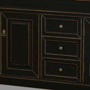 Wyndham Collection Andover 80" Traditional Bathroom Double Vanity Set - Black WC-TD80-BLK 5