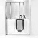 Ella's Bubbles 93107-HB4F Elite Dual Massage Walk in Tub, White