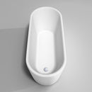 Wyndham Collection Ursula 67" Soaking Bathtub - White WC-BTK1511-67 3