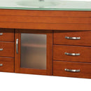 Wyndham Collection Daytona 78" Double Bathroom Vanity Set - Cherry WC-A-W2200-78-CH 6