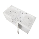 Ella Big4Two 36"x80" Hydro + Air Massage w/ Independent Foot Massage Acrylic Two Seat Walk-In-Bathtub, Right Outswing Door, Heated Seats, No Faucet, 2" Dual Drain 4