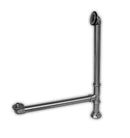 Cambridge Plumbing Modern Lift & Turn Tub Drain with Overflow Assembly-Polished Chrome