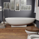 Cambridge Plumbing Cultured Marble Pedestal Tub 71 Inch 4