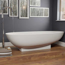 Cambridge Plumbing Cultured Marble Pedestal Tub 71 Inch