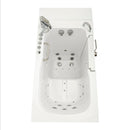 Ella Capri 30"x52" Acrylic Air and Hydro Massage Walk-In Bathtub with Right Outward Swing Door, 2 Piece Fast Fill Faucet, 2" Dual Drain 13