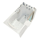 Ella Elite 30"x52" Acrylic Air and Hydro Massage and Heated Seat Walk-In Bathtub with Right Inward Swing Door, 5 Piece Fast Fill Faucet, 2" Dual Drain 2