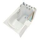 Ella Royal 32"x52" Acrylic Soaking Walk-In-Bathtub, Right Inward Swing Door, Heated Seat,  5 Piece Fast Fill Faucet, 2" Dual Drain 2