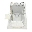 Ella Royal 32"x52" Acrylic Air and Hydro Massage and Heated Seat Walk-In Bathtub with Left Inward Swing Door, 5 Piece Fast Fill Faucet, 2" Dual Drain 3