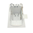 Ella Royal 32"x52" Acrylic Hydro Massage Walk-In Bathtub with Right Inward Swing Door, Heated Seat, 5 Piece Fast Fill Faucet, 2" Dual Drain 3