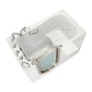 Ella Elite 30"x52" Acrylic Hydro Massage Walk-In Bathtub with Left Inward Swing Door, Heated Seat, 5 Piece Fast Fill Faucet, 2" Dual Drain 4