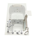 Ella Elite 30"x52" Acrylic Hydro Massage Walk-In Bathtub with Left Inward Swing Door, Heated Seat, 5 Piece Fast Fill Faucet, 2" Dual Drain 5