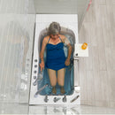 Ella Elite 30"x52" Acrylic Air and Hydro Massage and Heated Seat Walk-In Bathtub with Left Inward Swing Door, 5 Piece Fast Fill Faucet, 2" Dual Drain 8