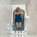Ella Elite 30"x52" Acrylic Hydro Massage Walk-In Bathtub with Left Inward Swing Door, 5 Piece Fast Fill Faucet, 2" Dual Drain 8
