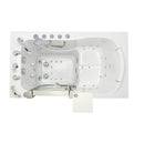 Ella Elite 30"x52" Acrylic Air and Hydro Massage and Heated Seat Walk-In Bathtub with Left Inward Swing Door, 5 Piece Fast Fill Faucet, 2" Dual Drain 6
