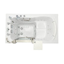 Ella Royal 32"x52" Acrylic Hydro Massage Walk-In Bathtub with Left Inward Swing Door, Heated Seat, 5 Piece Fast Fill Faucet, 2" Dual Drain 6