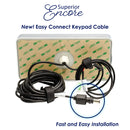 Superior Encore Steam Generator by Steam Planet, Self-Draining Bluetooth Capable Steam Shower Kit, Horizontal Digital Keypad in Black with Built-in Temperature Sensor, Upgraded Keypad Connection Cable, Aromatherapy Steam Head for Perfect Steam