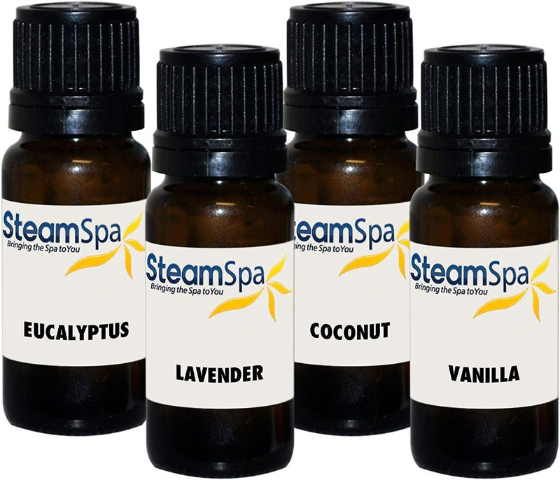 SteamSpa G-OIL4 Aromatherapy Essential Oil for Steam Shower, 4-Pack