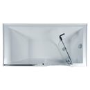 Homeward Bath Aquarite Step-In Tub Inward Open Door 59 in x 30 in x 25 in