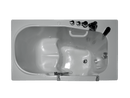 Homeward Bath Aurora Walk-In Tub Inward Open with Faucet 51 in x 29.5 in x 42 in