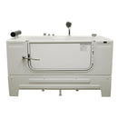 Homeward Bath Neptune Deluxe Sit-In Tub Outward Open with Faucet 59 in x 32 in x 33 in