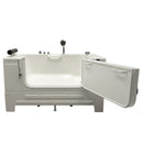 Homeward Bath Neptune Deluxe Sit-In Tub Outward Open with Faucet 59 in x 32 in x 33 in