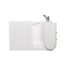 Ella Lounger 27"x60" Acrylic Soaking Walk-In-Bathtub, Right Outward Swing Door, 2 Piece Fast Fill Faucet, 2" Dual Drain 6