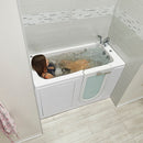 Ella Lounger 27"x60" Acrylic Hydro Massage Walk-In Bathtub with Right Outward Swing Door, 2 Piece Fast Fill Faucet, 2" Dual Drain 8