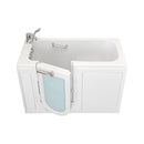 Ella Lounger 27"x60" Acrylic Soaking Walk-In-Bathtub, Left Outward Swing Door, 2 Piece Fast Fill Faucet, 2" Dual Drain