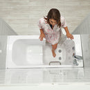 Ella Lounger 27"x60" Acrylic Soaking Walk-In-Bathtub, Left Outward Swing Door, 2 Piece Fast Fill Faucet, 2" Dual Drain 2