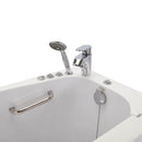 Ella Mobile 26"x45 Acrylic Air and Hydro Massage Walk-In Bathtub with Right Outward Swing Door, 2 Piece Fast Fill Faucet, 2"  Drain 8