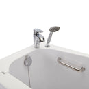 Ella Mobile 26"x45 Acrylic Soaking Walk-In-Bathtub, Left Outward Swing Door, Heated Seat,  2 Piece Fast Fill Faucet, 2"  Drain 8