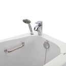 Ella Mobile 26"x45 Acrylic Soaking Walk-In-Bathtub, Right Outward Swing Door, Heated Seat,  2 Piece Fast Fill Faucet, 2"  Drain 8