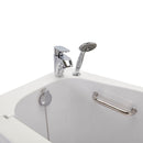 Ella Mobile 26"x45 Acrylic Soaking Walk-In-Bathtub, Left Outward Swing Door, 2 Piece Fast Fill Faucet, 2"  Drain 8
