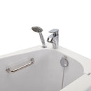 Ella Mobile 26"x45 Acrylic Soaking Walk-In-Bathtub, Right Outward Swing Door, 2 Piece Fast Fill Faucet, 2"  Drain 8