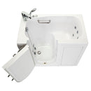 Ella Mobile 26"x45 Acrylic Hydro Massage Walk-In Bathtub with Left Outward Swing Door, 2 Piece Fast Fill Faucet, 2"  Drain 11